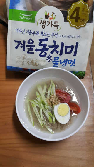 풀무원 여름별미 Best 냉면 세트 겨울동치미, 평양냉면 — 5점을 준 리뷰어가 2019년 6월 올린 사용 사진