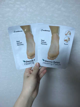 메디테라피 더마 릴렉스 힐링패치 — 4점을 준 리뷰어가 2018년 3월 올린 사용 사진