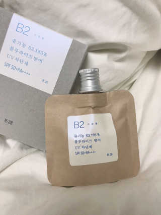 톤28 유기농 블루라이트 방어 UV 차단거리 지성용 B2 — 5점을 준 리뷰어가 2019년 5월 올린 사용 사진
