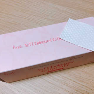 프레티 복숭아 토너 + 소프트 엠보 코튼 화장솜 — 4점을 준 리뷰어가 2019년 4월 올린 사용 사진