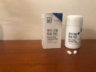 네츄럴굿띵스 퓨어 코랄 칼슘 700 30일분 — 4점을 준 리뷰어가 2018년 10월 올린 사용 사진