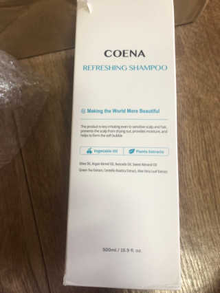 코에나샴푸 500ml — 4.5점을 준 리뷰어가 2019년 7월 올린 사용 사진