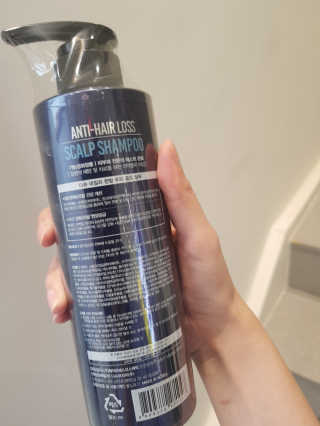 다슈코리아 다슈 데일리 단백질 한방 두피 골드 샴푸 500ml — 4점을 준 리뷰어가 2019년 9월 올린 사용 사진