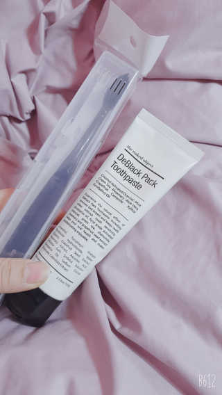 the naked object 디블랙팩치약 디블랙칫솔 세트 — 5점을 준 리뷰어가 2020년 1월 올린 사용 사진