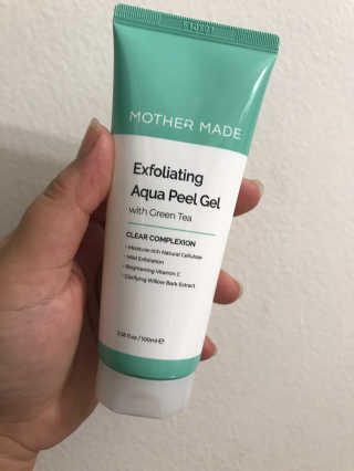 [마더메이드]엑스폴리에이팅 아쿠아필링젤 w. 그린티_E — 5점을 준 리뷰어가 2019년 10월 올린 사용 사진