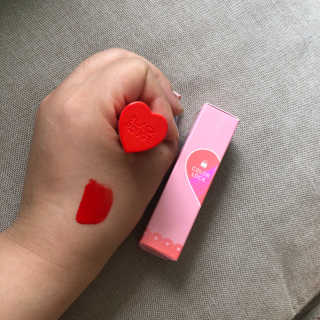 [블랙루즈] 컬러 락 하트 틴트 1+1 — 3점을 준 리뷰어가 2019년 8월 올린 사용 사진