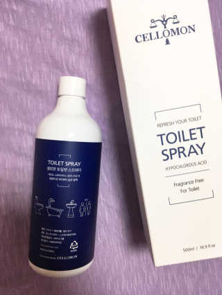 셀로몬 토일렛 스프레이 500ml — 5점을 준 리뷰어가 2018년 5월 올린 사용 사진