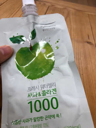 풀무원 프레시 워터젤리 — 4.67점을 준 리뷰어가 2018년 8월 올린 사용 사진