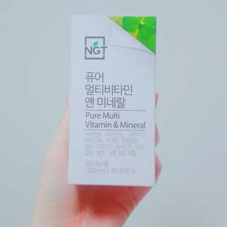 네츄럴굿띵스 퓨어 멀티비타민 앤 미네랄 30일분 — 4점을 준 리뷰어가 2018년 6월 올린 사용 사진