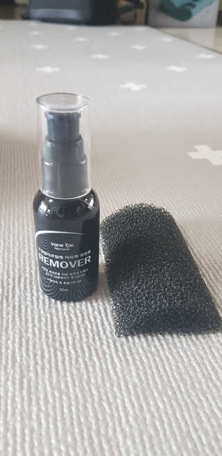 뷰오케이 욕실 화장실 셀프 물때제거 코팅제,리무버 50ml — 4점을 준 리뷰어가 2019년 5월 올린 사용 사진