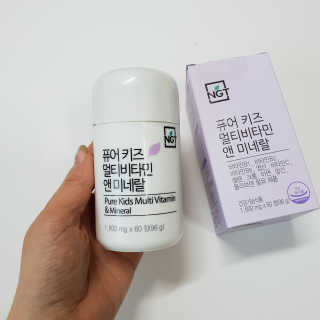 네츄럴굿띵스 퓨어 키즈 멀티비타민 앤 미네랄 30일분 — 2.67점을 준 리뷰어가 2018년 12월 올린 사용 사진