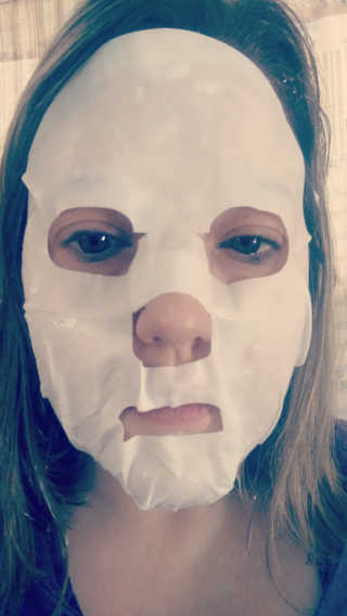Pearl Collagen Velvet Mask 1 BOX by YVESOM — 5점을 준 리뷰어가 2019년 3월 올린 사용 사진