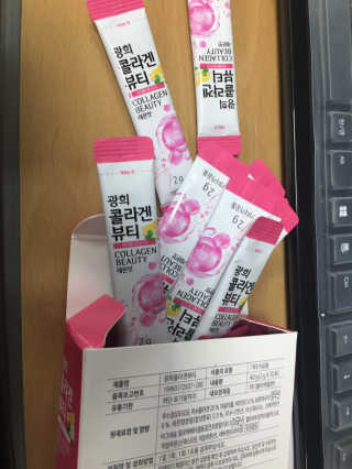 광희생활건강 광희 콜라겐뷰티 — 2.5점을 준 리뷰어가 2019년 12월 올린 사용 사진