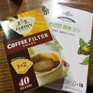 (주)쟈뎅 [쟈뎅] 클래스 신선한 하루 원두+여과지 SET — 4점을 준 리뷰어가 2019년 3월 올린 사용 사진