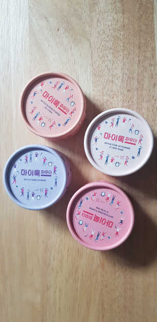 마이톡 파우더 4종 세트 — 4.5점을 준 리뷰어가 2019년 9월 올린 사용 사진