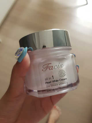 파시스 올인원 진주 화이트닝 크림 100ml — 5점을 준 리뷰어가 2019년 5월 올린 사용 사진