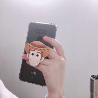 하이키키 디즈니 토이스토리 주토피아 팝톡  휴대폰 거치대 — 4.5점을 준 리뷰어가 2019년 10월 올린 사용 사진