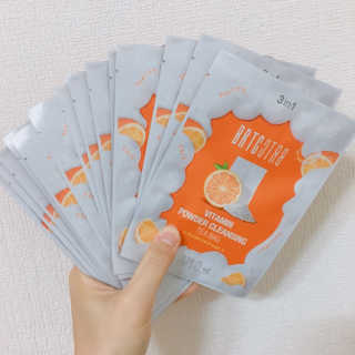 비알티씨 V10 파우더 클렌징 티백 2종 — 5점을 준 리뷰어가 2019년 2월 올린 사용 사진