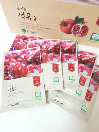 [하이헬스] 정말 진하고 맛있는 유기농 석류즙 30포 — 5점을 준 리뷰어가 2019년 11월 올린 사용 사진