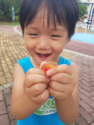 락토조이 구미젤리 복숭아맛 — 5점을 준 리뷰어가 2019년 8월 올린 사용 사진