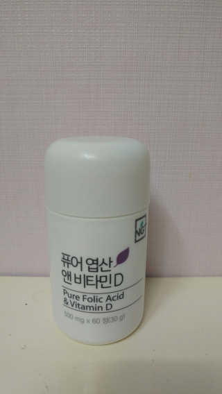 네츄럴굿띵스 퓨어 락토 철분 60일분 — 5점을 준 리뷰어가 2018년 2월 올린 사용 사진