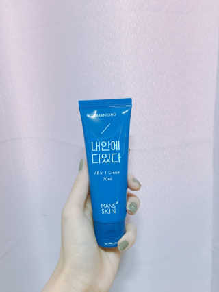 맨즈스킨 파란통 내안에다있다 — 5점을 준 리뷰어가 2017년 10월 올린 사용 사진