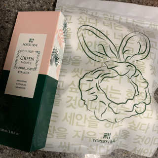 포레스트힐 그린 밸런스 클렌져 100ml + 토끼 헤어밴드 — 5점을 준 리뷰어가 2020년 2월 올린 사용 사진