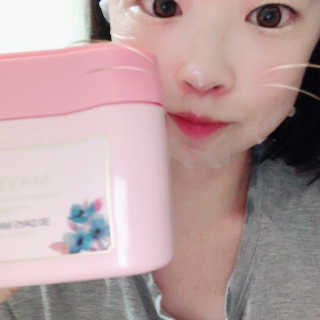 메이베나 1일 1팩 뽑아쓰는 마스크팩 — 5점을 준 리뷰어가 2019년 1월 올린 사용 사진