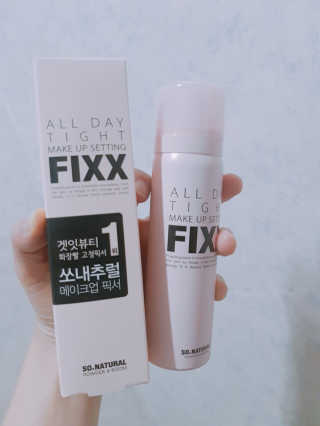 쏘내추럴 올데이 메이크업 픽서 — 4점을 준 리뷰어가 2019년 8월 올린 사용 사진