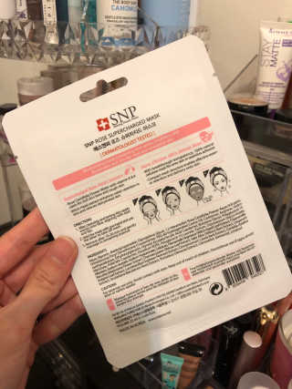 SNP Supercharged Mask_Rose Centifoli Flower — 5점을 준 리뷰어가 2019년 1월 올린 사용 사진