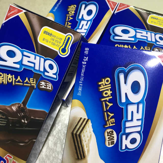 오레오 웨하스스 스틱 리뷰 사진