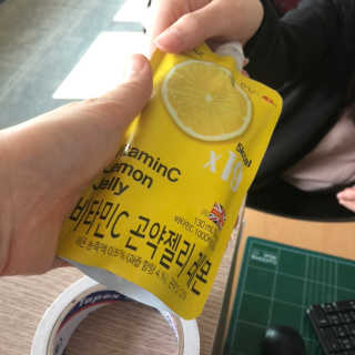 푸드마스터그룹 레모나 비타민C 곤약젤리 2종 — 5점을 준 리뷰어가 2019년 3월 올린 사용 사진