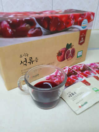 [하이헬스] 정말 진하고 맛있는 유기농 석류즙 30포 — 5점을 준 리뷰어가 2019년 11월 올린 사용 사진