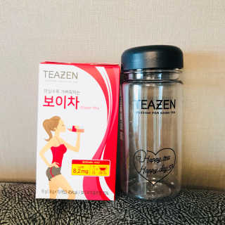 티젠 보이차 + 마이보틀 세트 — 5점을 준 리뷰어가 2018년 6월 올린 사용 사진