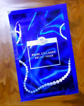 Pearl Collagen Velvet Mask 1 BOX by YVESOM — 5점을 준 리뷰어가 2019년 3월 올린 사용 사진
