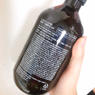 the naked object [탈모볼륨샴푸] 디블랙 팩 샴푸 — 5점을 준 리뷰어가 2019년 12월 올린 사용 사진