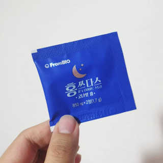 프롬바이오 홍쓰다스 아침,저녁 맞춤형 다이어트식품 14포+14포 — 4점을 준 리뷰어가 2019년 7월 올린 사용 사진