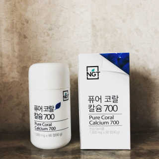 네츄럴굿띵스 퓨어 코랄 칼슘 700 30일분 — 4.67점을 준 리뷰어가 2018년 6월 올린 사용 사진