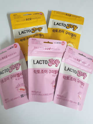 락토조이 구미젤리 복숭아맛 — 5점을 준 리뷰어가 2019년 6월 올린 사용 사진