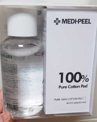 [메디필]엑스트라 슈퍼9 250ml+화장솜40ea — 5점을 준 리뷰어가 2020년 4월 올린 사용 사진