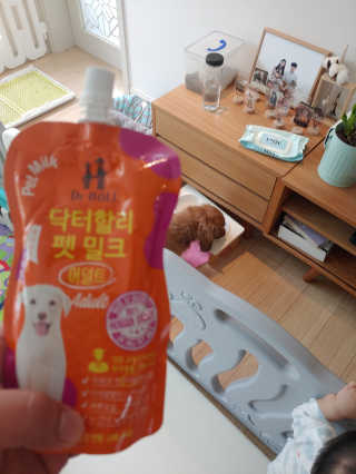 닥터할리펫밀크 8종 — 4점을 준 리뷰어가 2019년 10월 올린 사용 사진