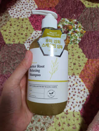 달리프 클로렐라 베러 루트 릴렉싱 샴푸 500ml — 5점을 준 리뷰어가 2020년 1월 올린 사용 사진