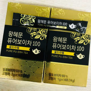 넥스트비티 왕혜문 퓨어 보이차 100 골드라벨 — 2.67점을 준 리뷰어가 2017년 11월 올린 사용 사진