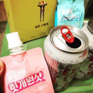 천호식품 숙취해서 헛개원샷, 타우린원샷 술푼너에게 — 5점을 준 리뷰어가 2017년 12월 올린 사용 사진