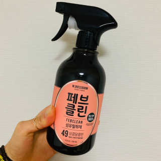 더블유드레스룸 페브클린 500ml — 5점을 준 리뷰어가 2018년 11월 올린 사용 사진