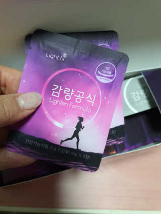 [감량공식] 다이어트 건강기능식품 — 4점을 준 리뷰어가 2020년 1월 올린 사용 사진