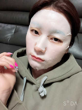 유산균하우스 [프로바이오닉]스킨프로바이오틱스 마스크 10매입 — 3.5점을 준 리뷰어가 2019년 2월 올린 사용 사진