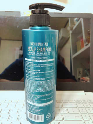다슈코리아 다슈 데일리 패스트 한방 두피 샴푸 500ml — 5점을 준 리뷰어가 2020년 2월 올린 사용 사진
