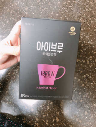 한국맥널티 아이브루 헤이즐넛향 100T — 4점을 준 리뷰어가 2019년 11월 올린 사용 사진