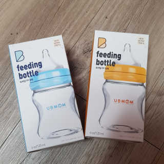 유비맘 신생아젖병 120ml 트리플팩_ 젖꼭지 포함 — 5점을 준 리뷰어가 2020년 2월 올린 사용 사진